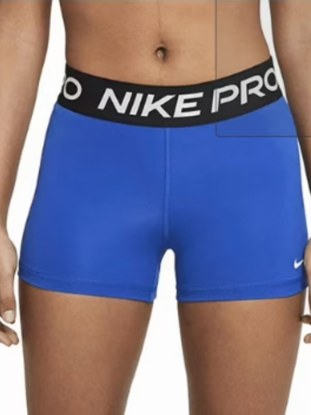 Blue Nike Pro shorts size M